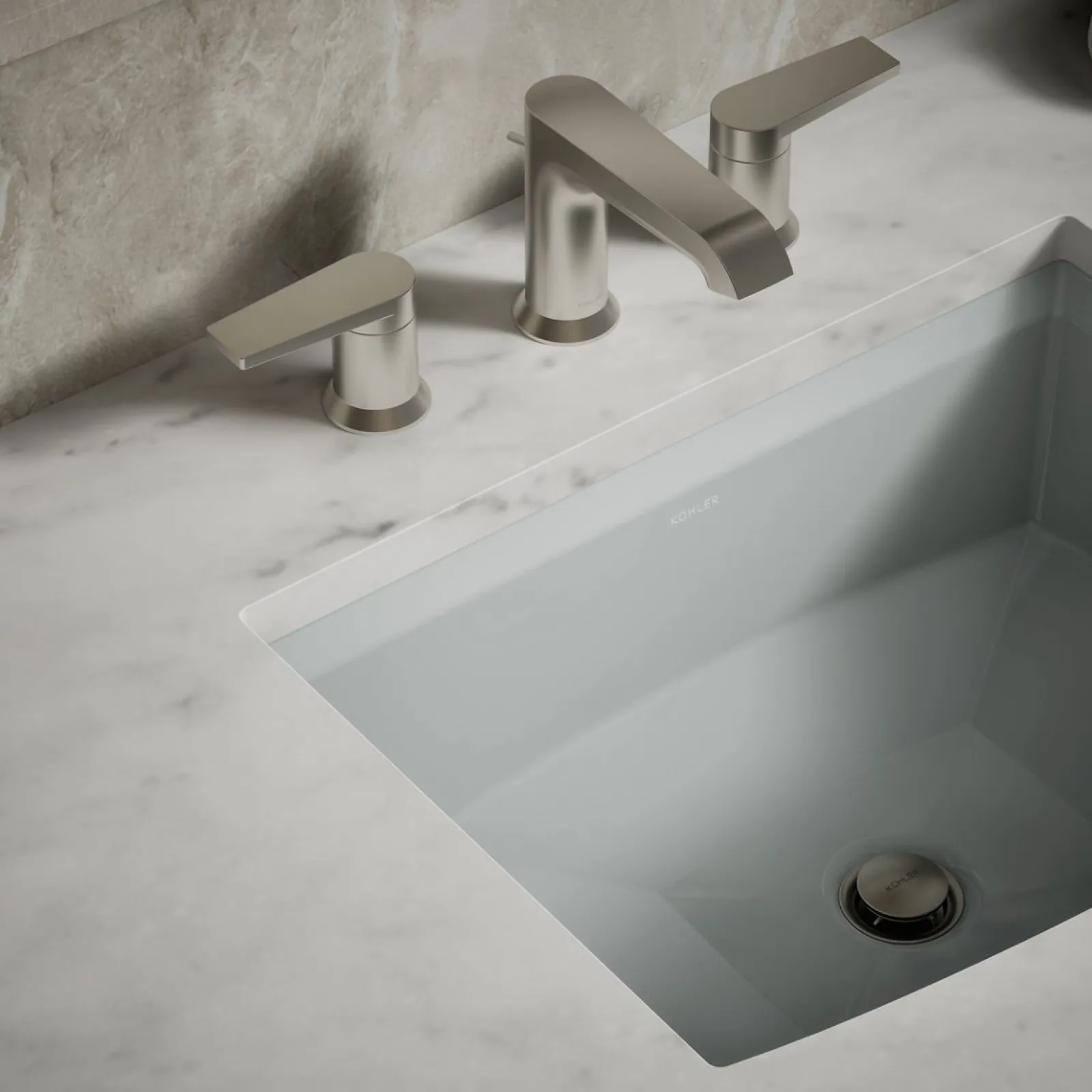 20" rectangular undermount bathroom sink^Kohler Clearance