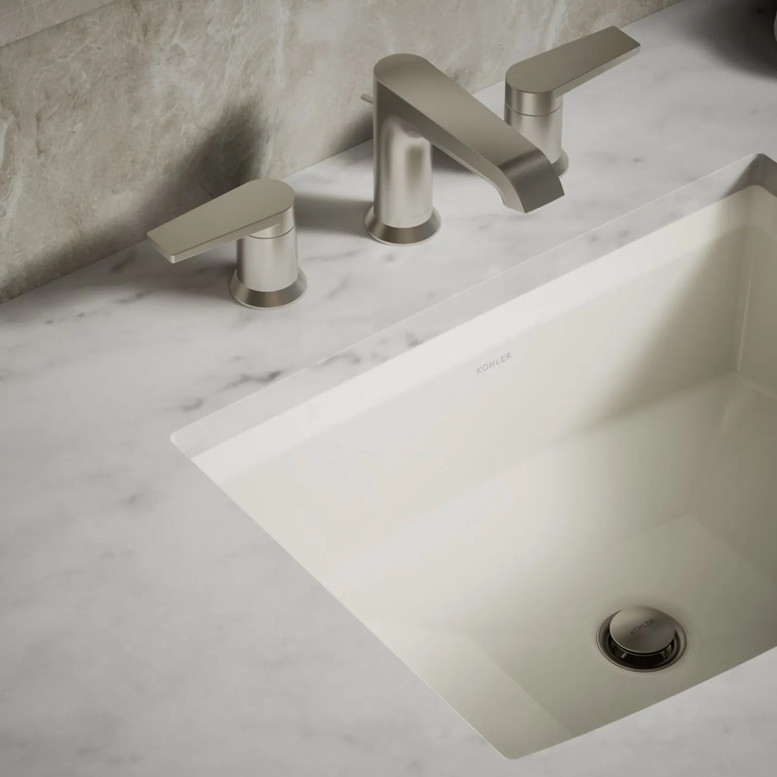 20" rectangular undermount bathroom sink^Kohler Clearance