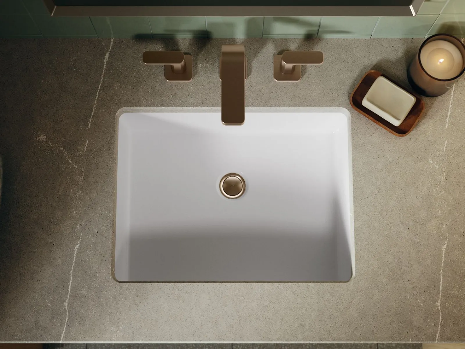 19-3/4" rectangular undermount bathroom sink^Kohler Discount