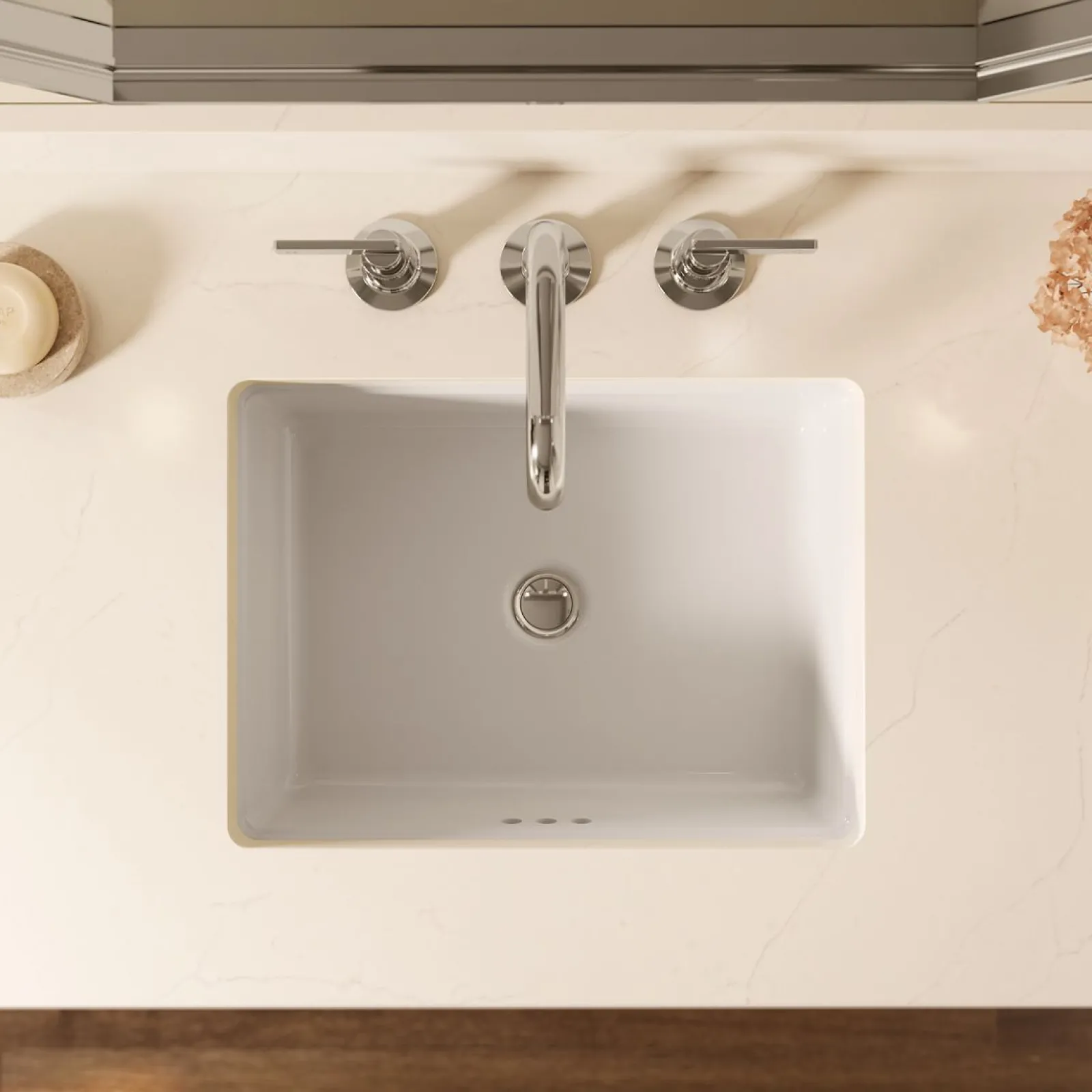 19-13/16" rectangular undermount bathroom sink^Kohler Clearance