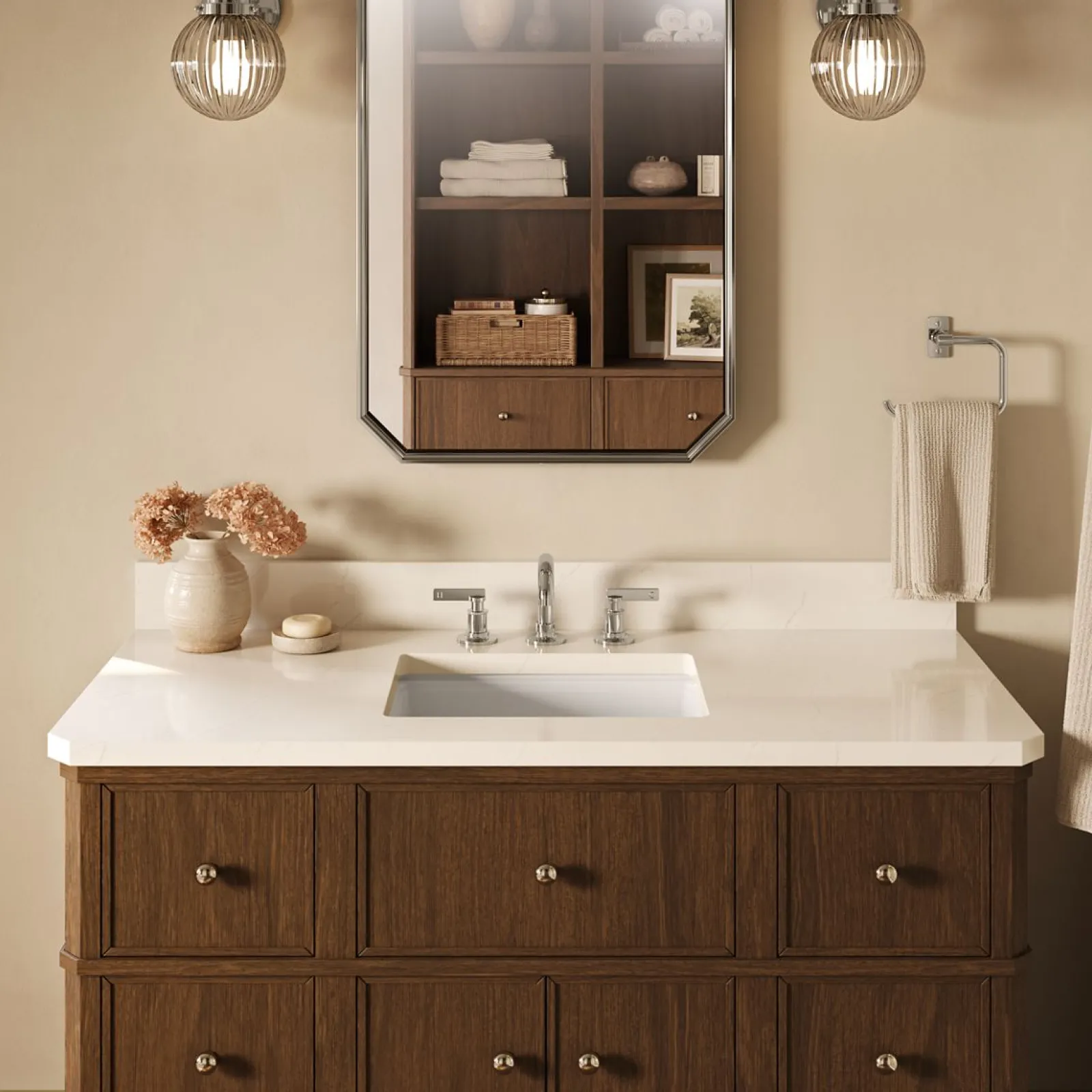19-13/16" rectangular undermount bathroom sink^Kohler Clearance