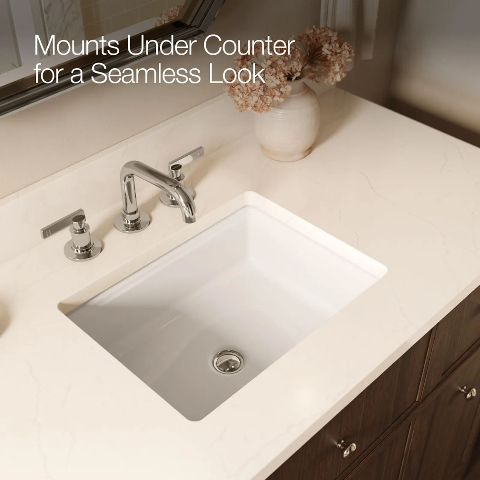 19-13/16" rectangular undermount bathroom sink^Kohler Clearance