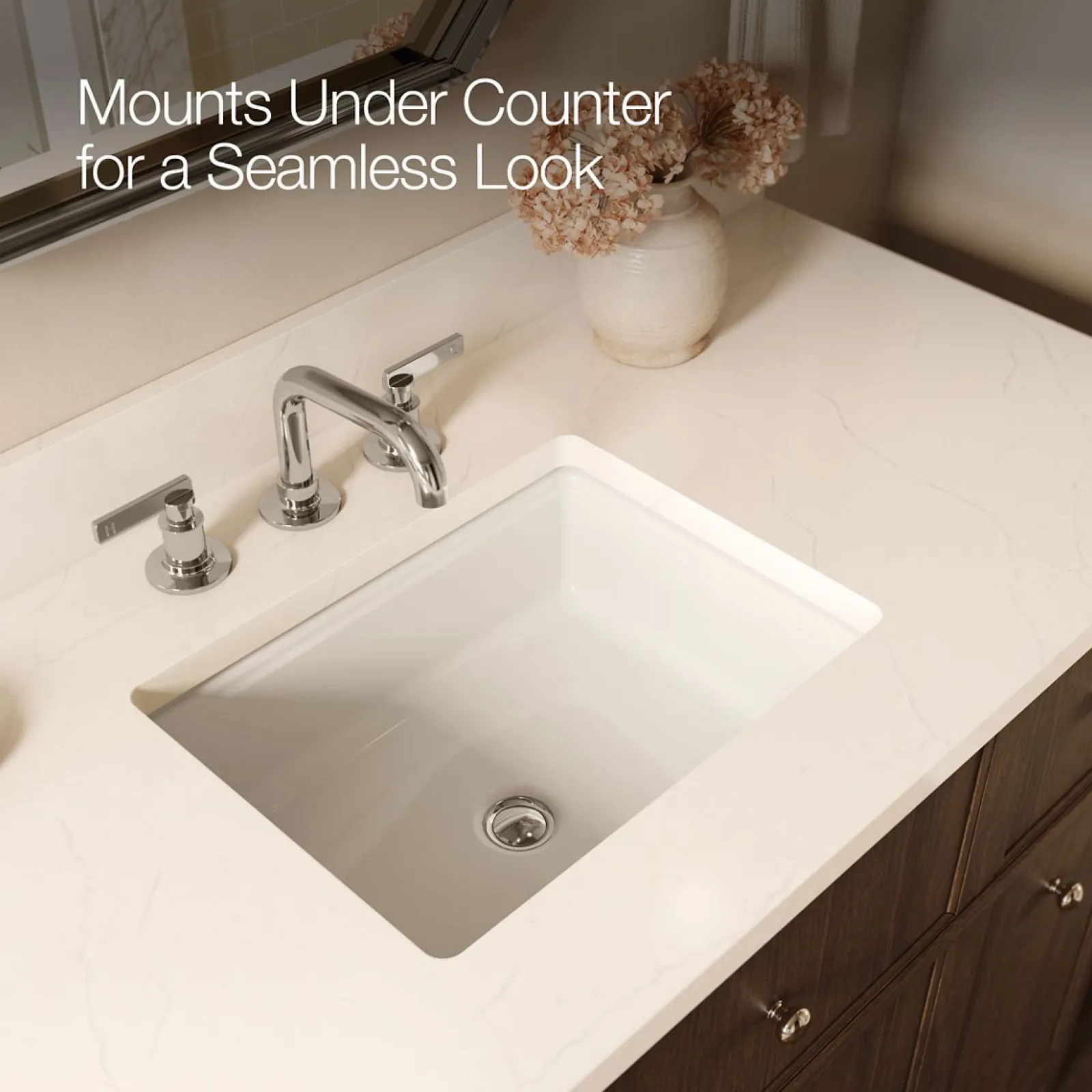 19-13/16" rectangular undermount bathroom sink^Kohler Clearance