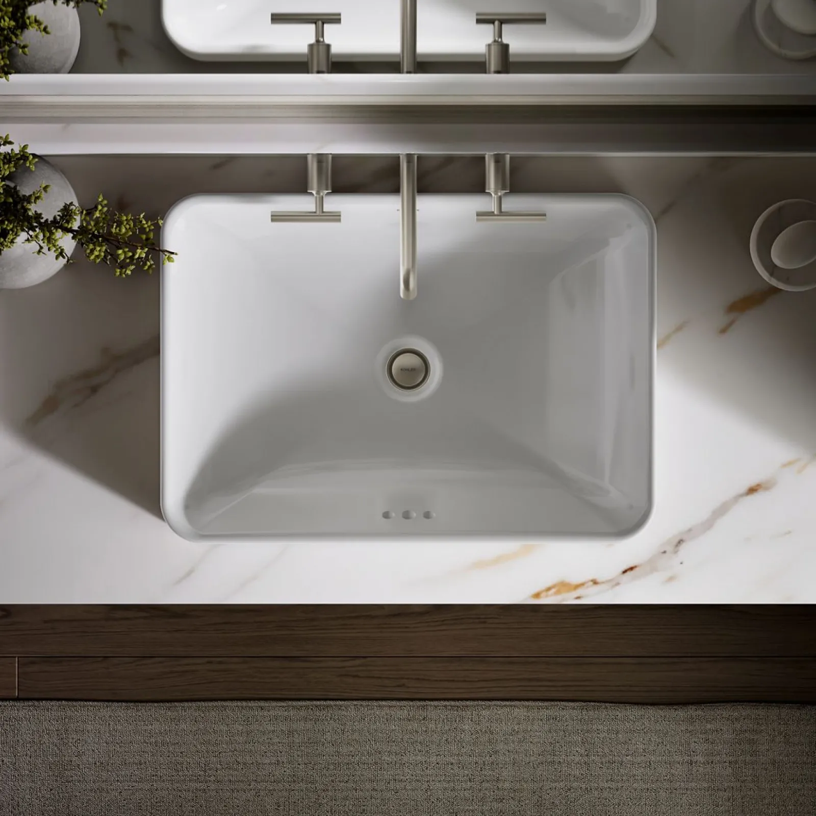 22-3/4" rectangular vessel bathroom sink^Kohler New