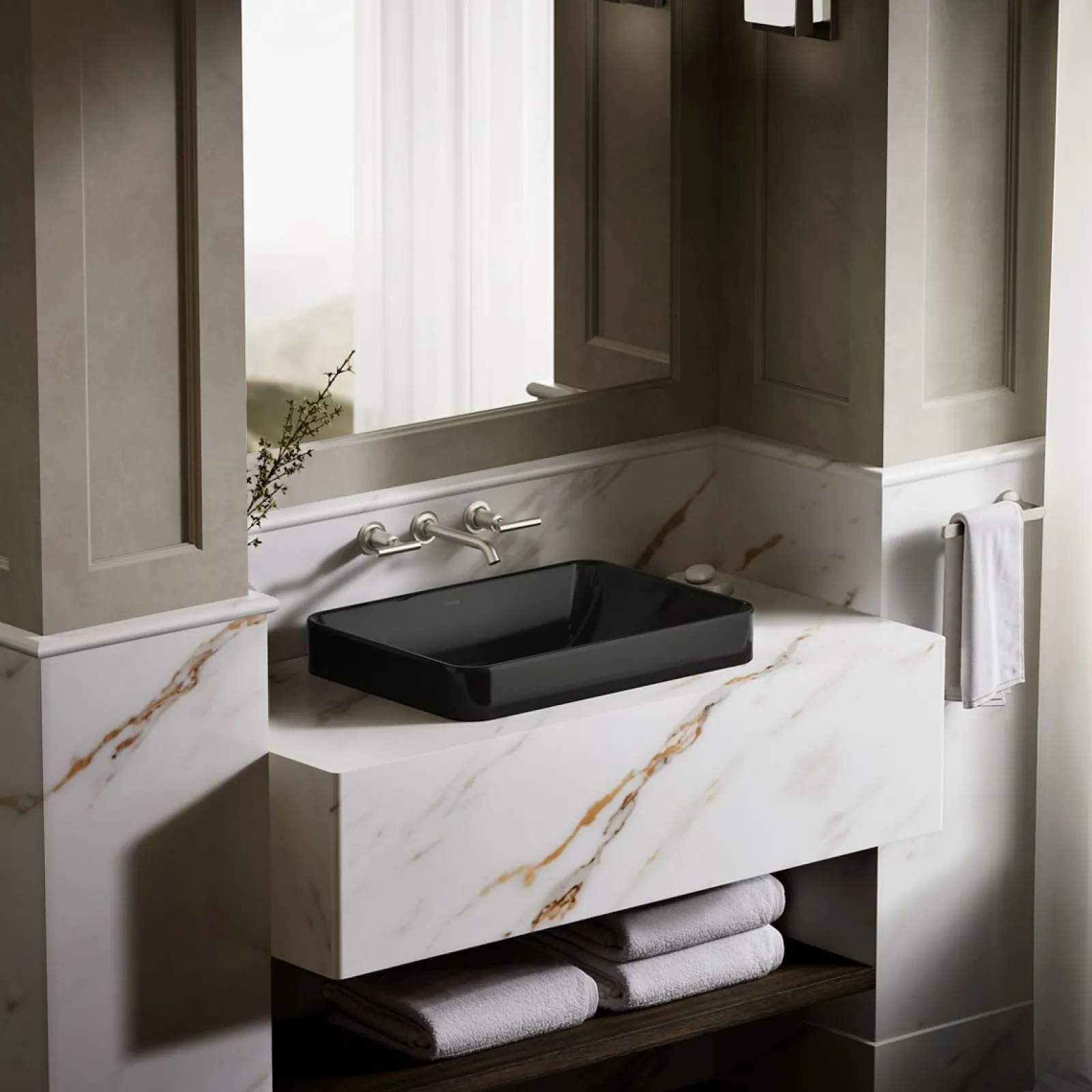 22-3/4" rectangular vessel bathroom sink^Kohler New