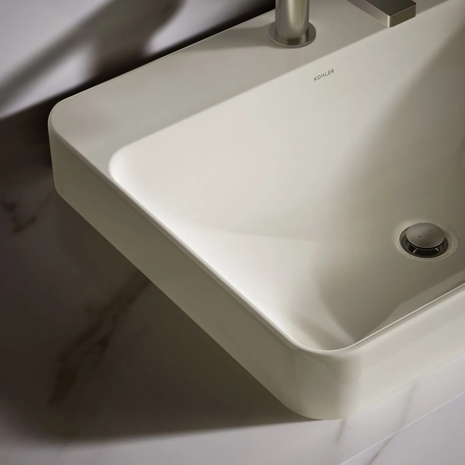 23" rectangular vessel bathroom sink^Kohler Hot