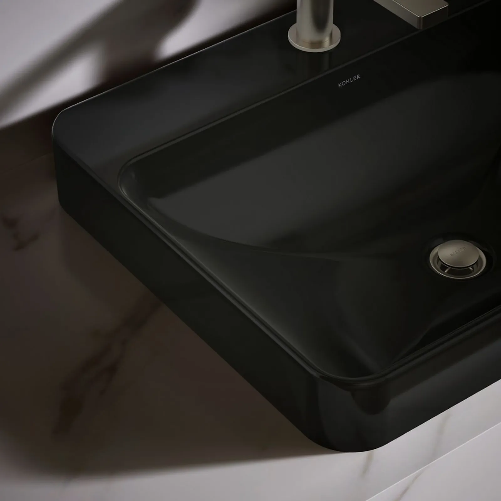 23" rectangular vessel bathroom sink^Kohler Hot
