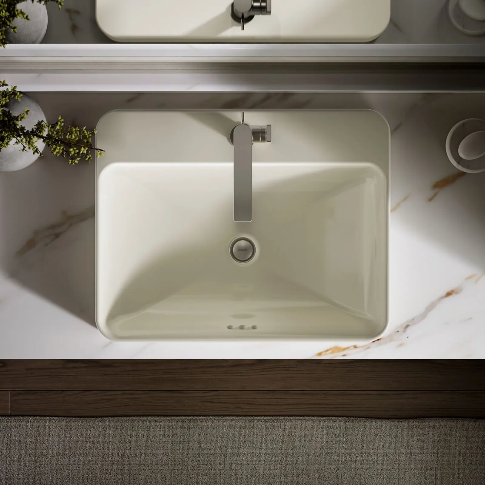 23" rectangular vessel bathroom sink^Kohler Hot