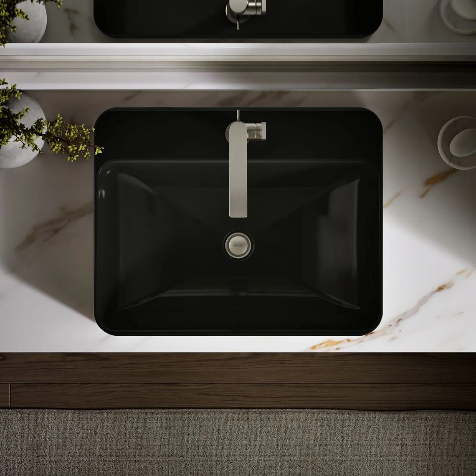 23" rectangular vessel bathroom sink^Kohler Hot