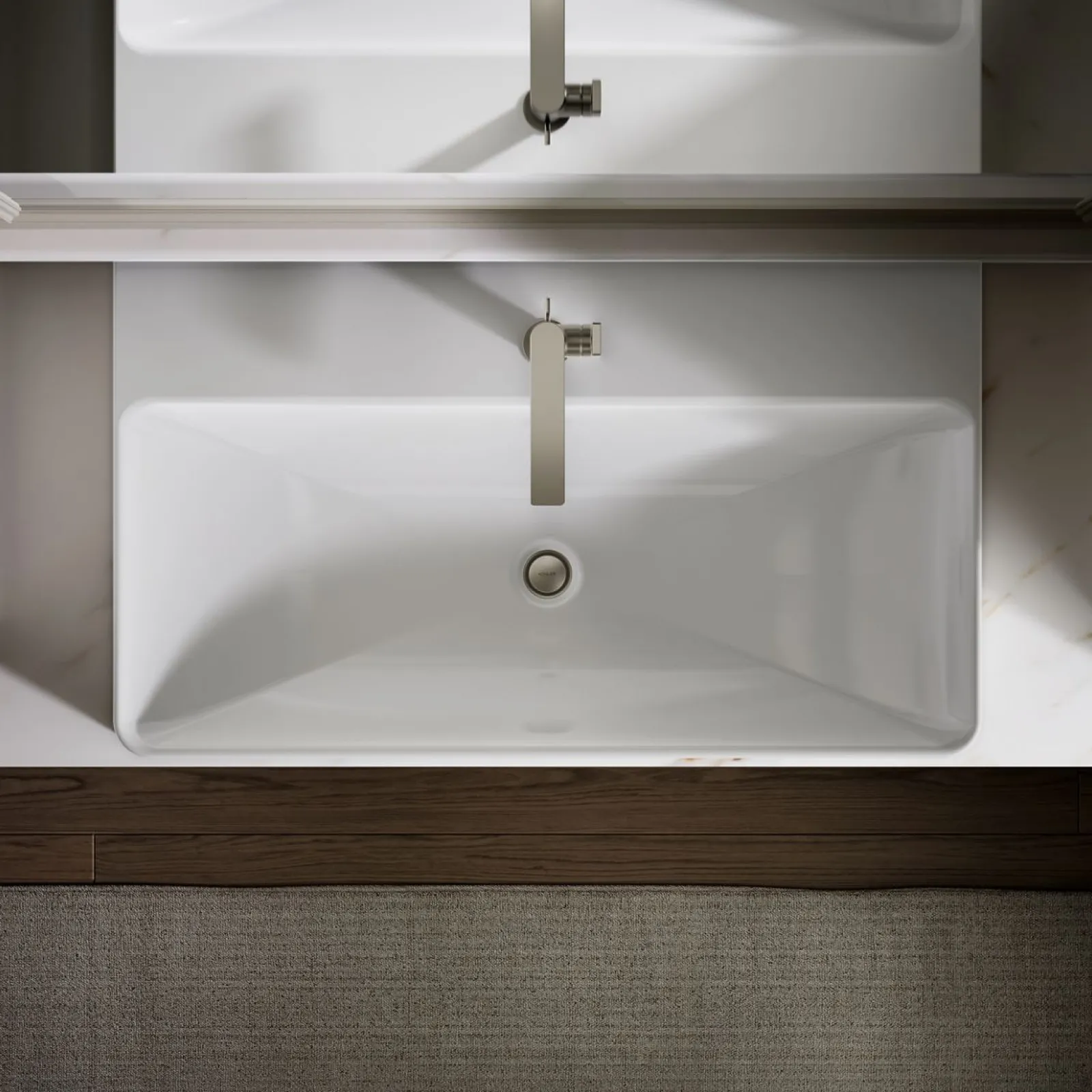 35-1/2" rectangular vessel bathroom sink^Kohler Online