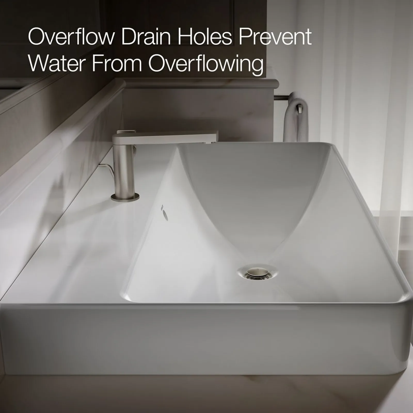 35-1/2" rectangular vessel bathroom sink^Kohler Online