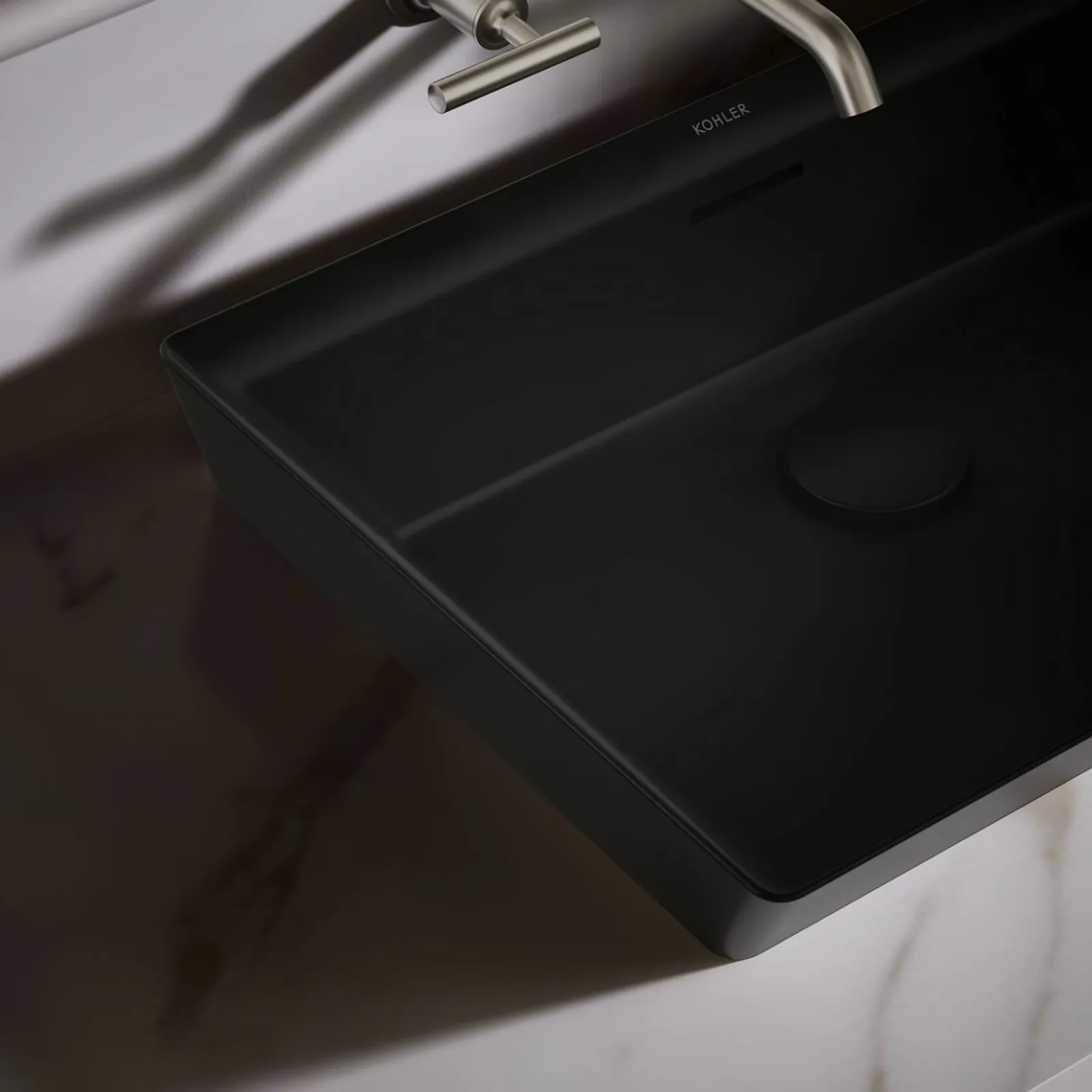 23" rectangular vessel bathroom sink^Kohler