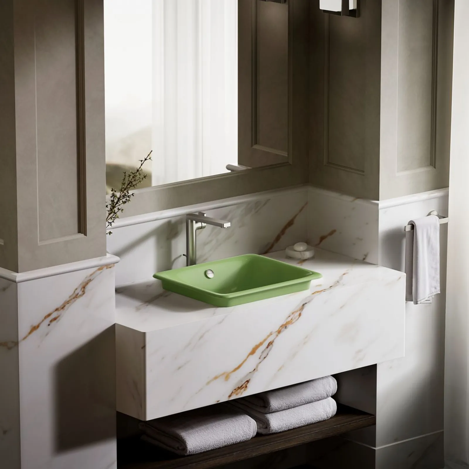 18-1/2" rectangular vessel bathroom sink^Kohler