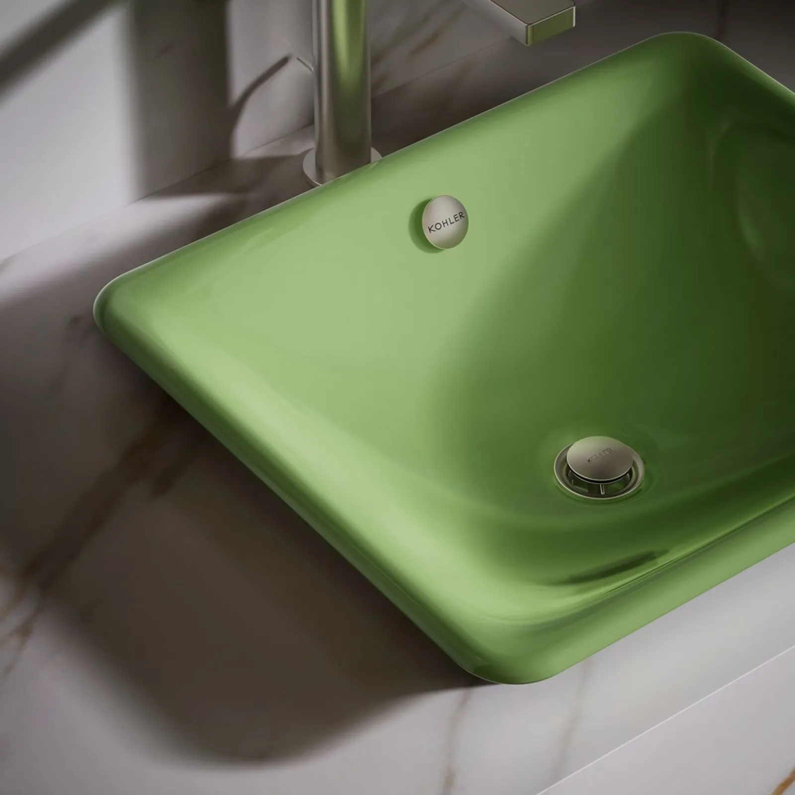 18-1/2" rectangular vessel bathroom sink^Kohler