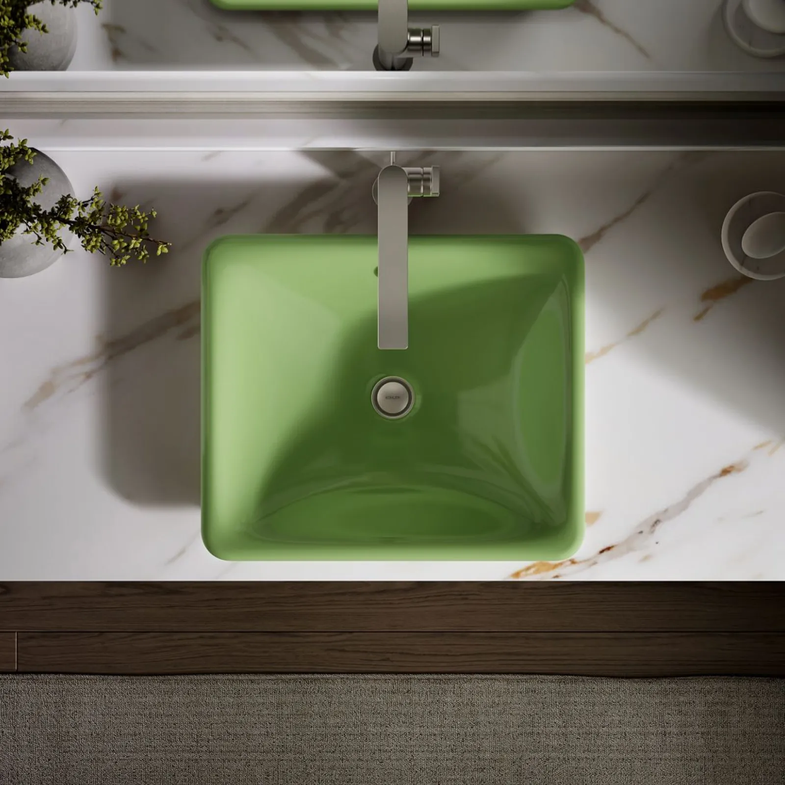 18-1/2" rectangular vessel bathroom sink^Kohler