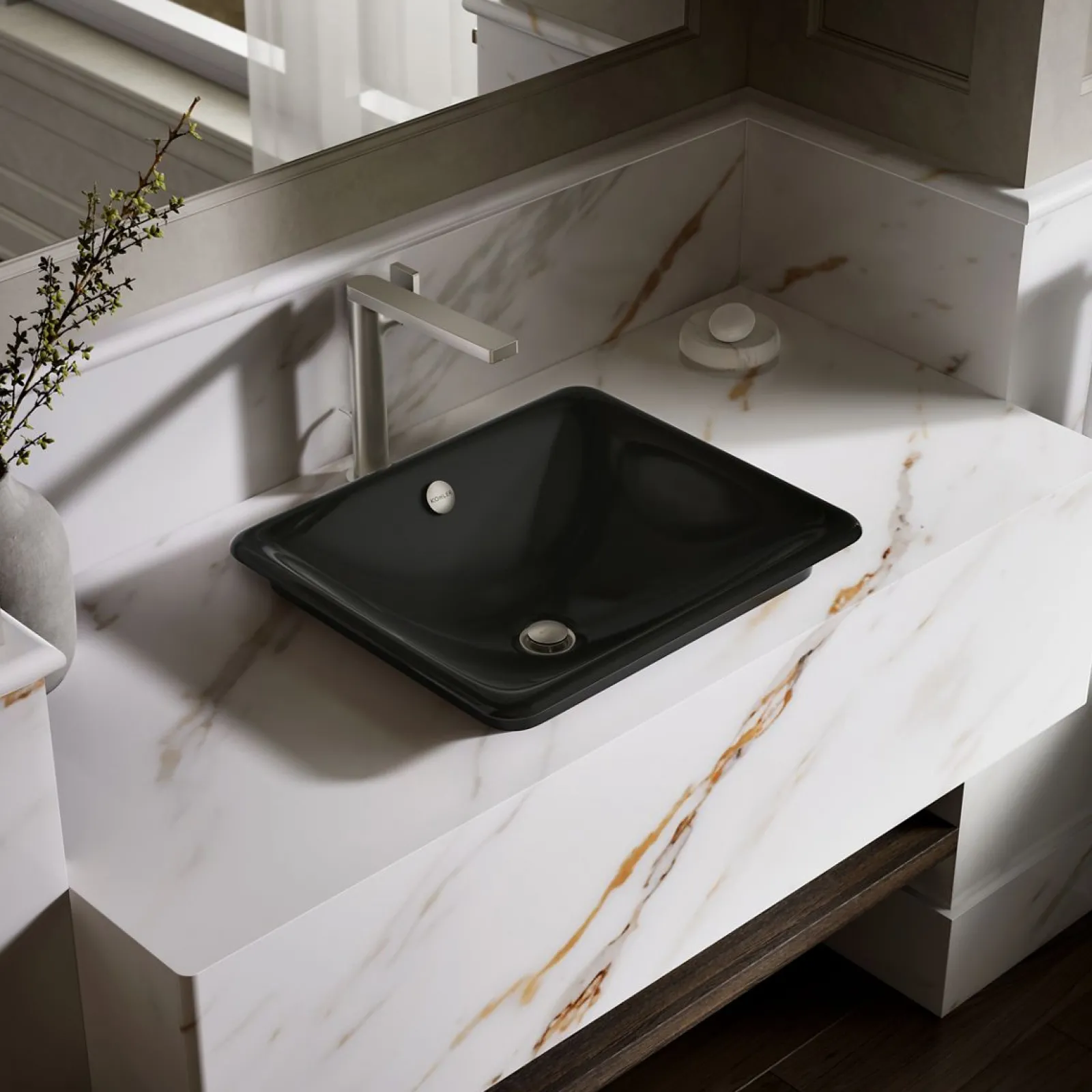 18-1/2" rectangular vessel bathroom sink^Kohler Outlet