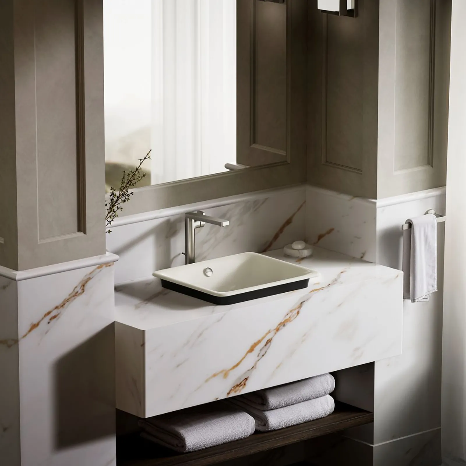 18-1/2" rectangular vessel bathroom sink^Kohler Outlet