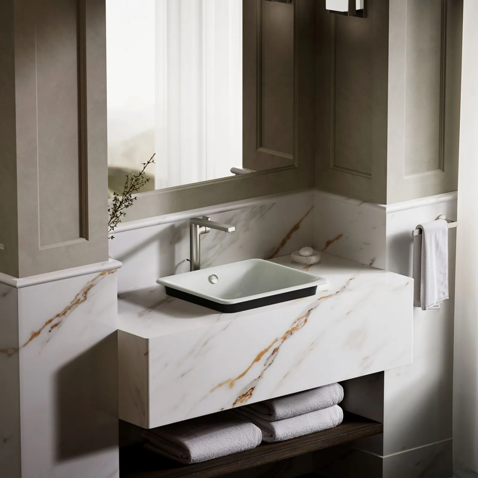 18-1/2" rectangular vessel bathroom sink^Kohler Outlet