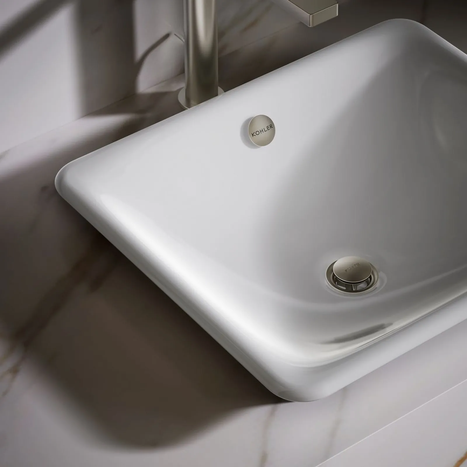 18-1/2" rectangular vessel bathroom sink^Kohler Outlet