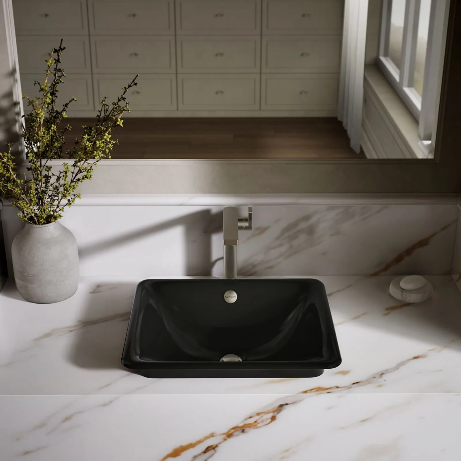 18-1/2" rectangular vessel bathroom sink^Kohler Outlet