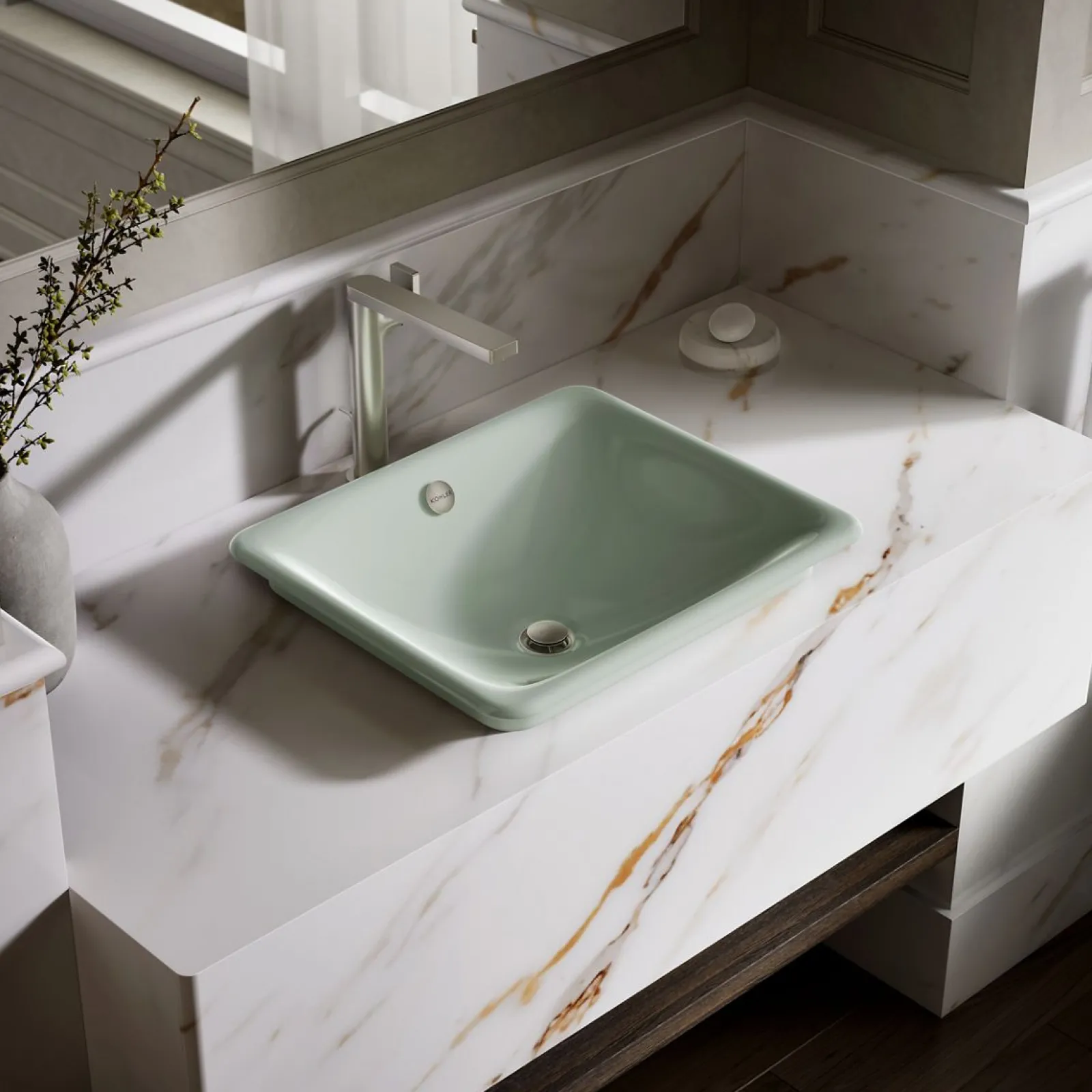 18-1/2" rectangular vessel bathroom sink^Kohler Sale