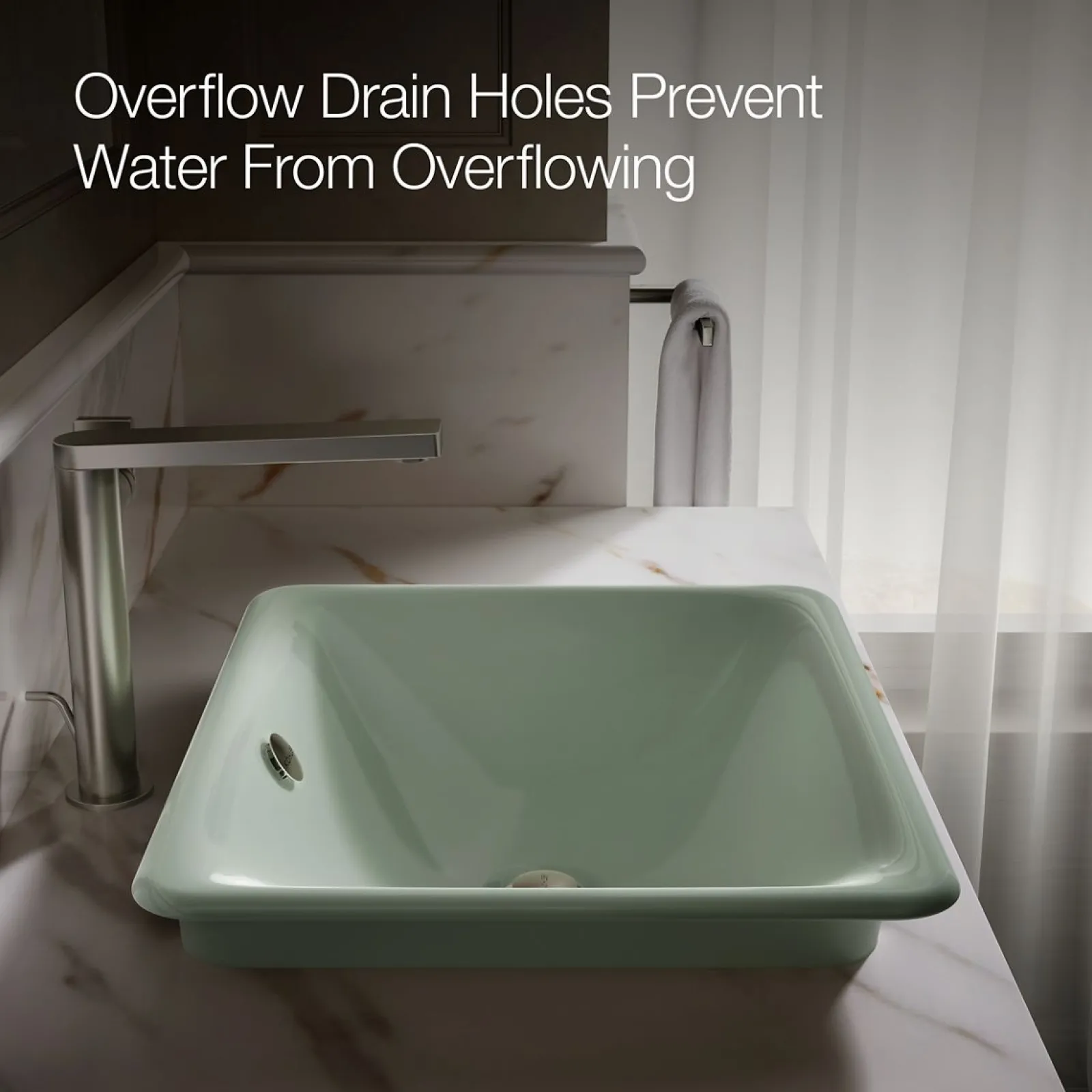 18-1/2" rectangular vessel bathroom sink^Kohler Sale
