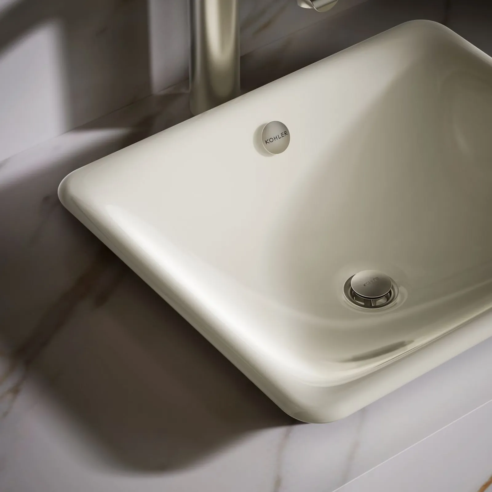 18-1/2" rectangular vessel bathroom sink^Kohler Discount