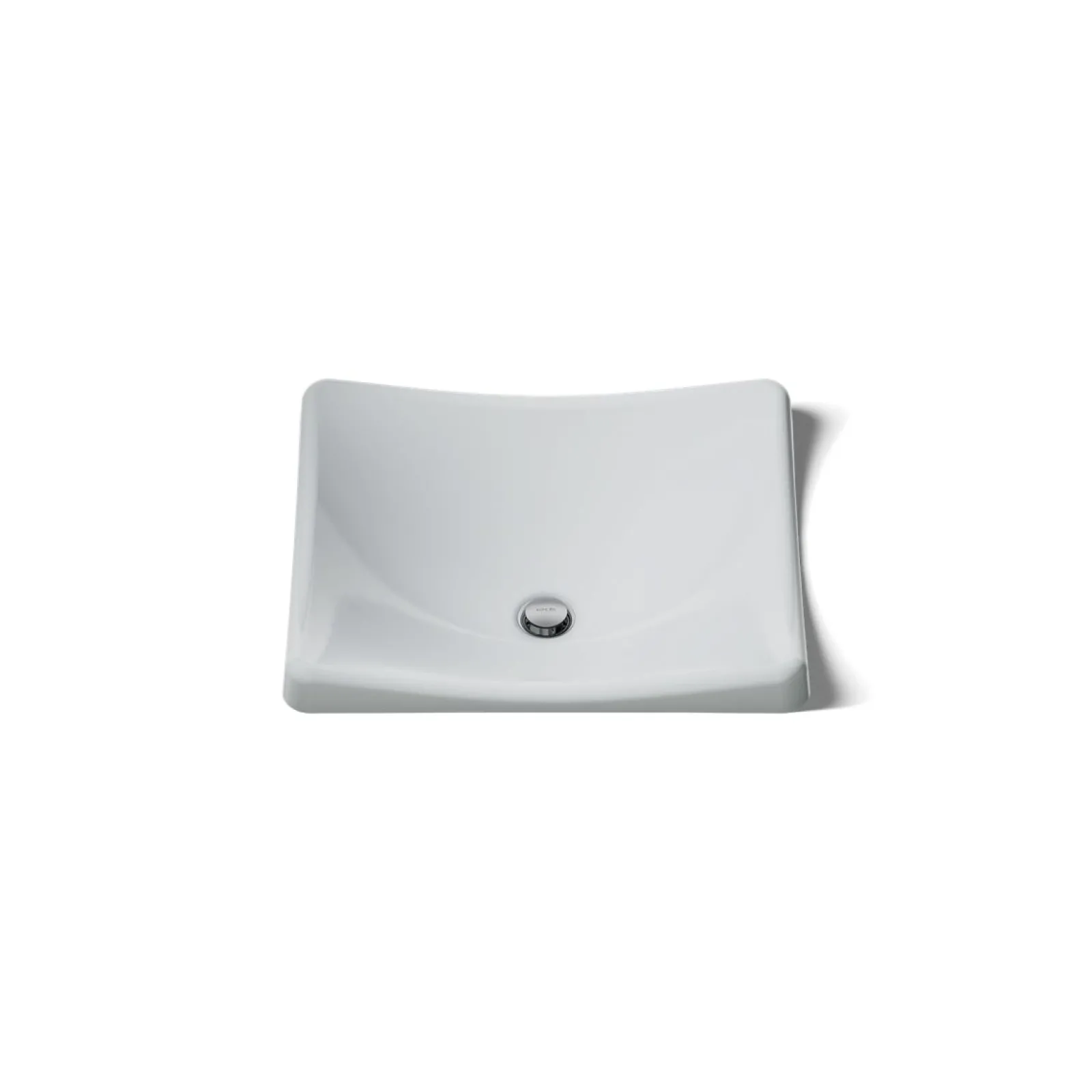 18-1/4" rectangular vessel bathroom sink, no overflow^Kohler Discount