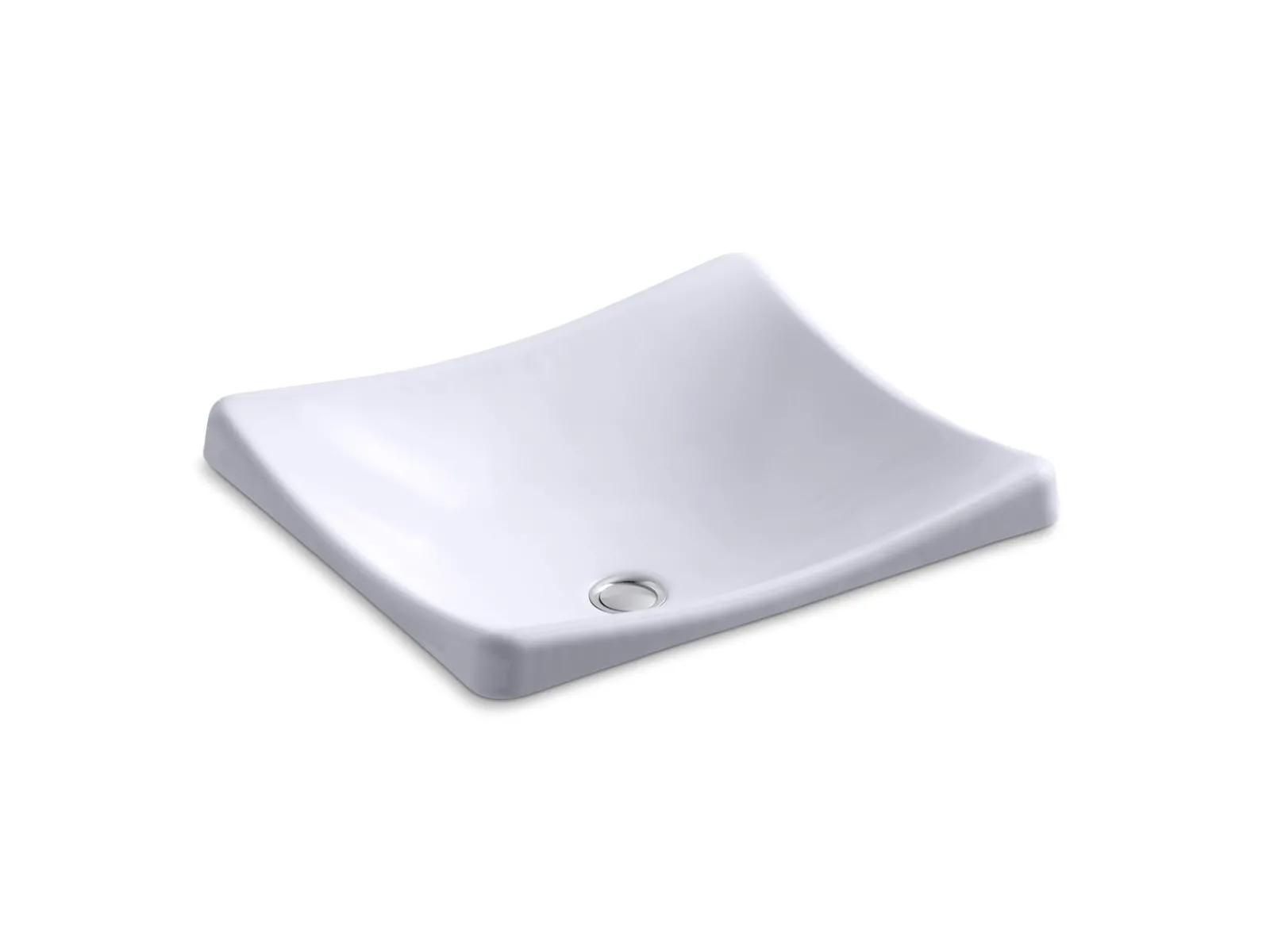 18-1/4" rectangular vessel bathroom sink, no overflow^Kohler Discount