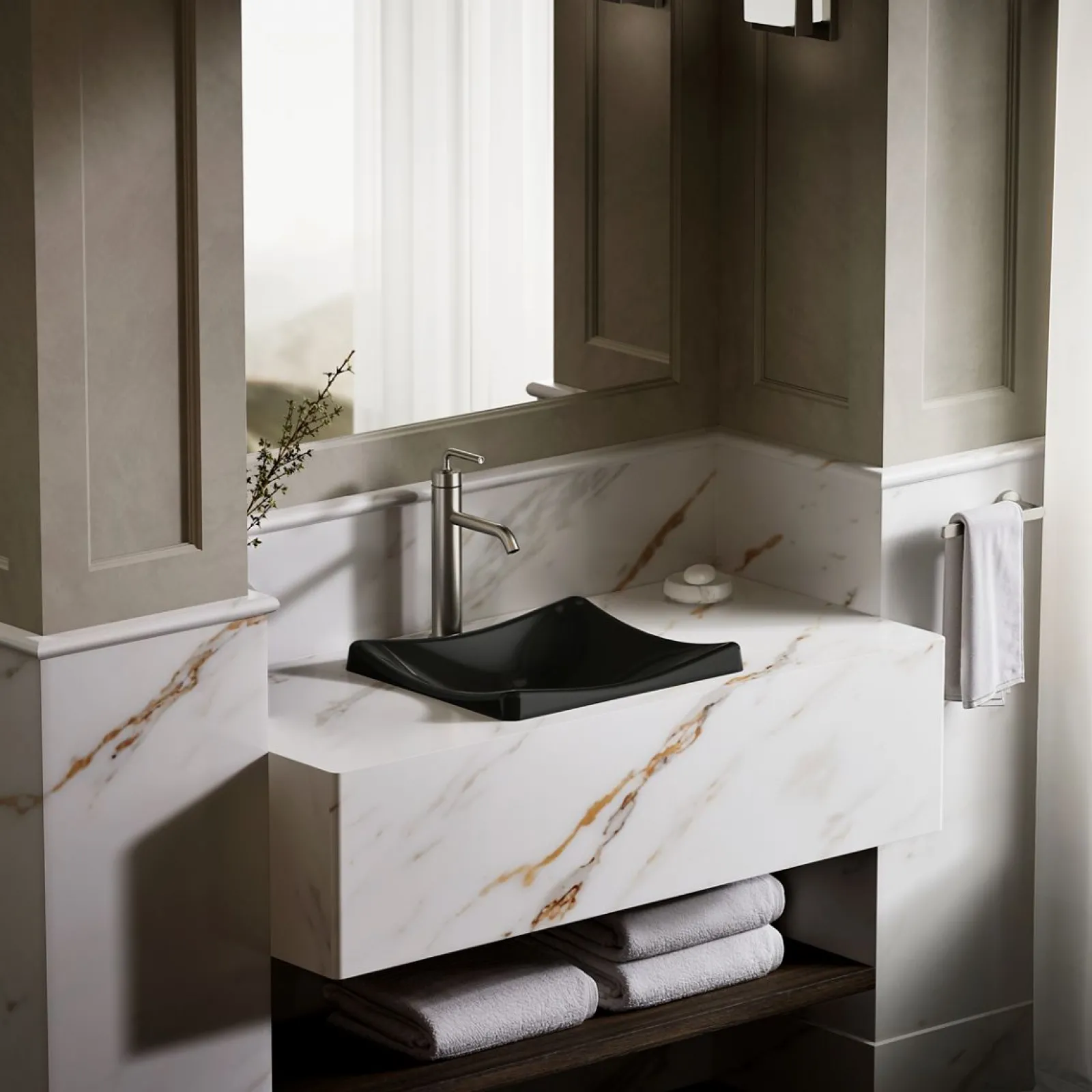 18-1/4" rectangular vessel bathroom sink, no overflow^Kohler Discount