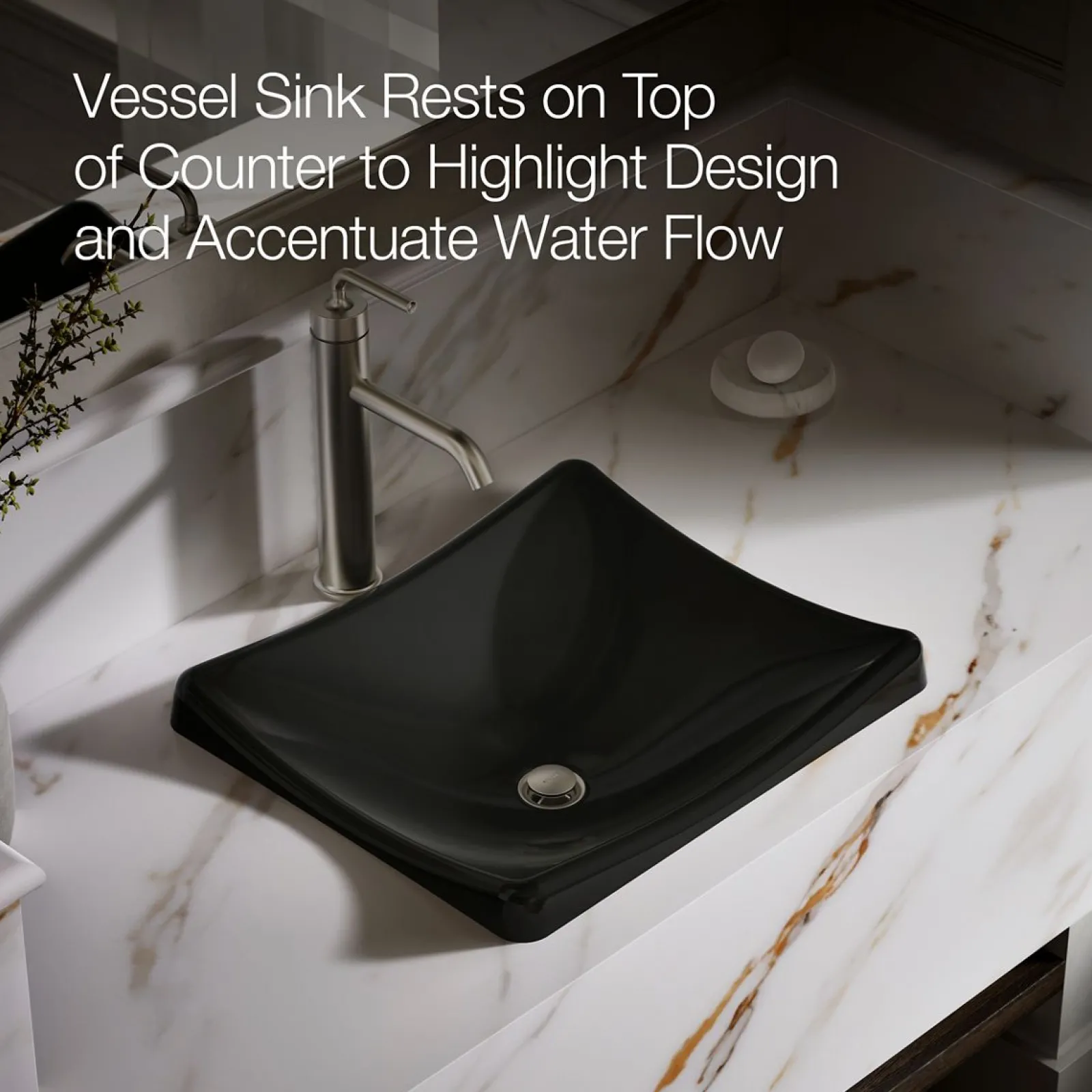 18-1/4" rectangular vessel bathroom sink, no overflow^Kohler Discount