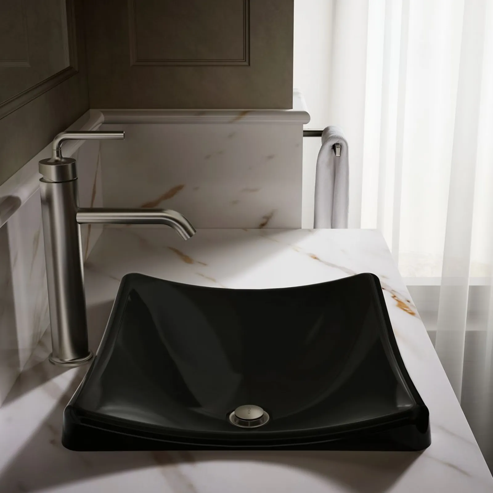 18-1/4" rectangular vessel bathroom sink, no overflow^Kohler Discount