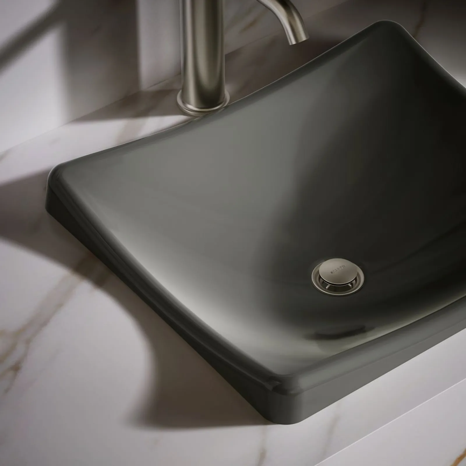18-1/4" rectangular vessel bathroom sink, no overflow^Kohler Discount