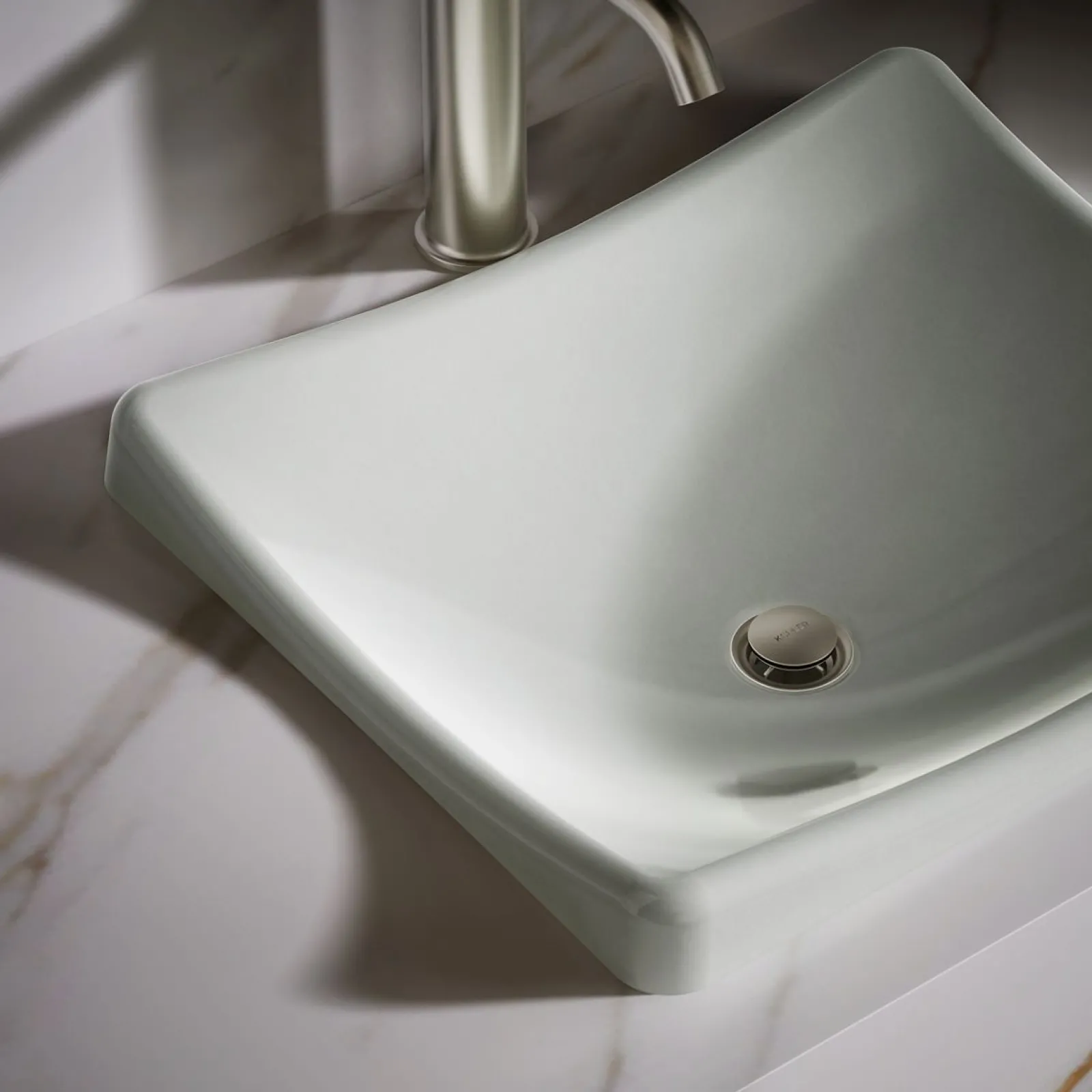 18-1/4" rectangular vessel bathroom sink, no overflow^Kohler Discount