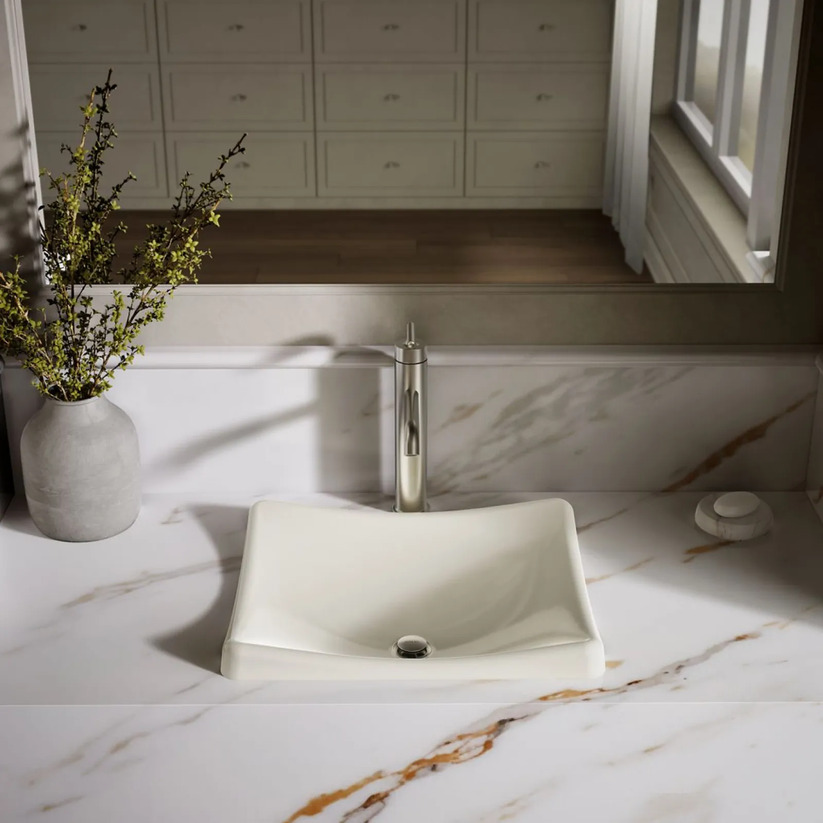 18-1/4" rectangular vessel bathroom sink, no overflow^Kohler Discount