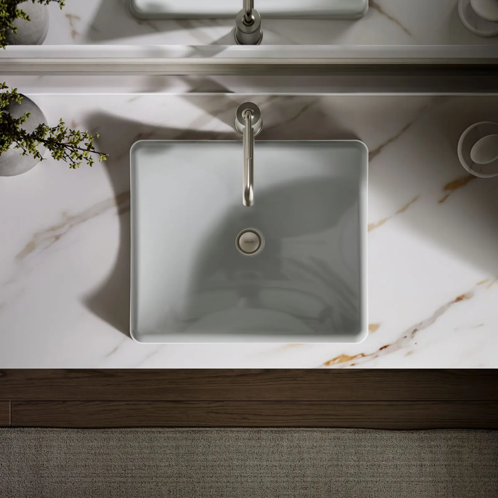 18-1/4" rectangular vessel bathroom sink, no overflow^Kohler Discount