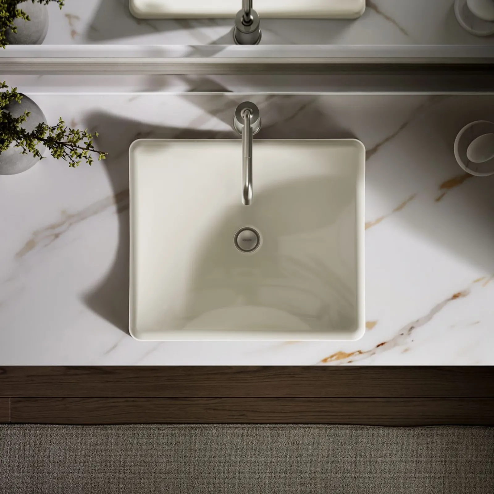 18-1/4" rectangular vessel bathroom sink, no overflow^Kohler Discount