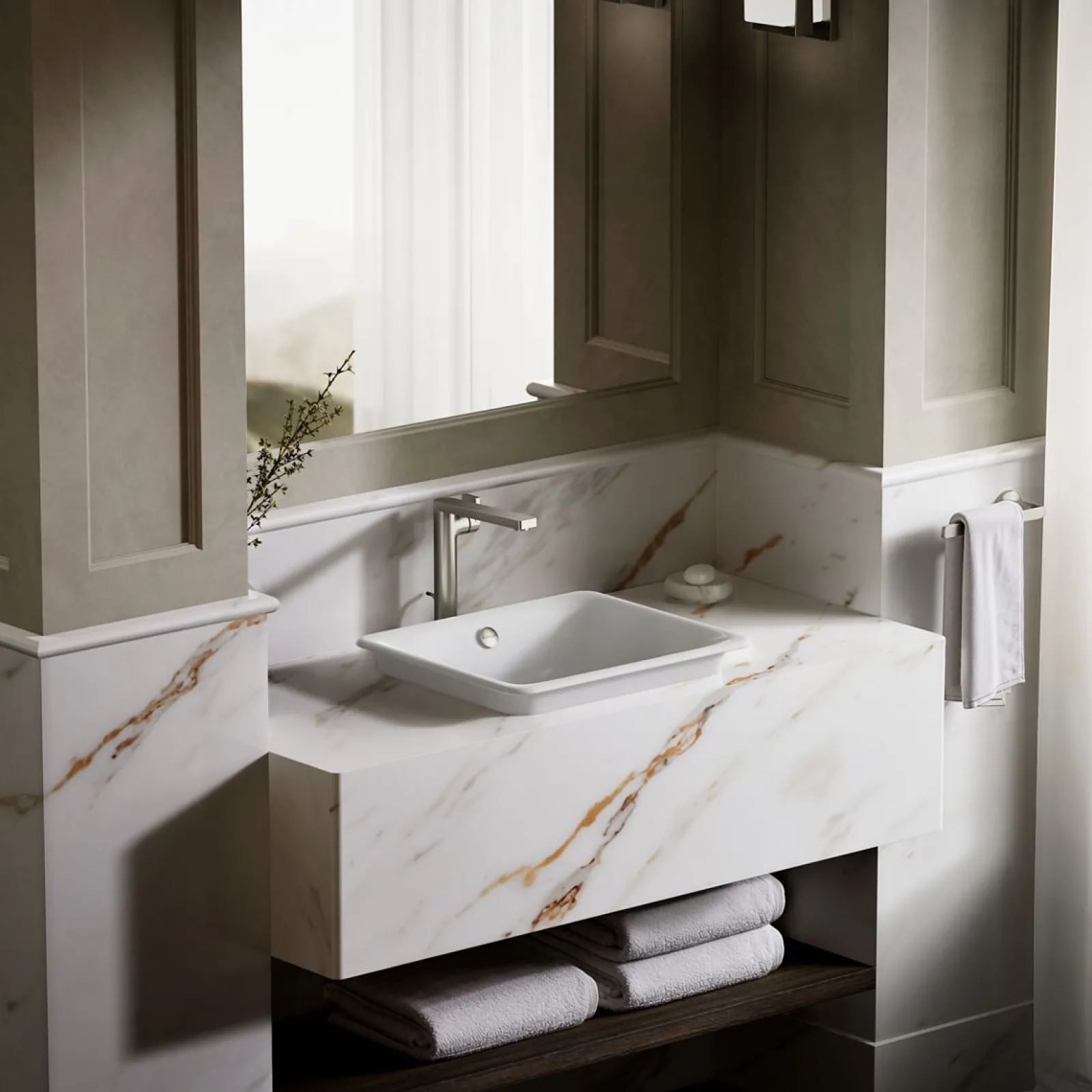 18-1/2" rectangular vessel bathroom sink^Kohler Online