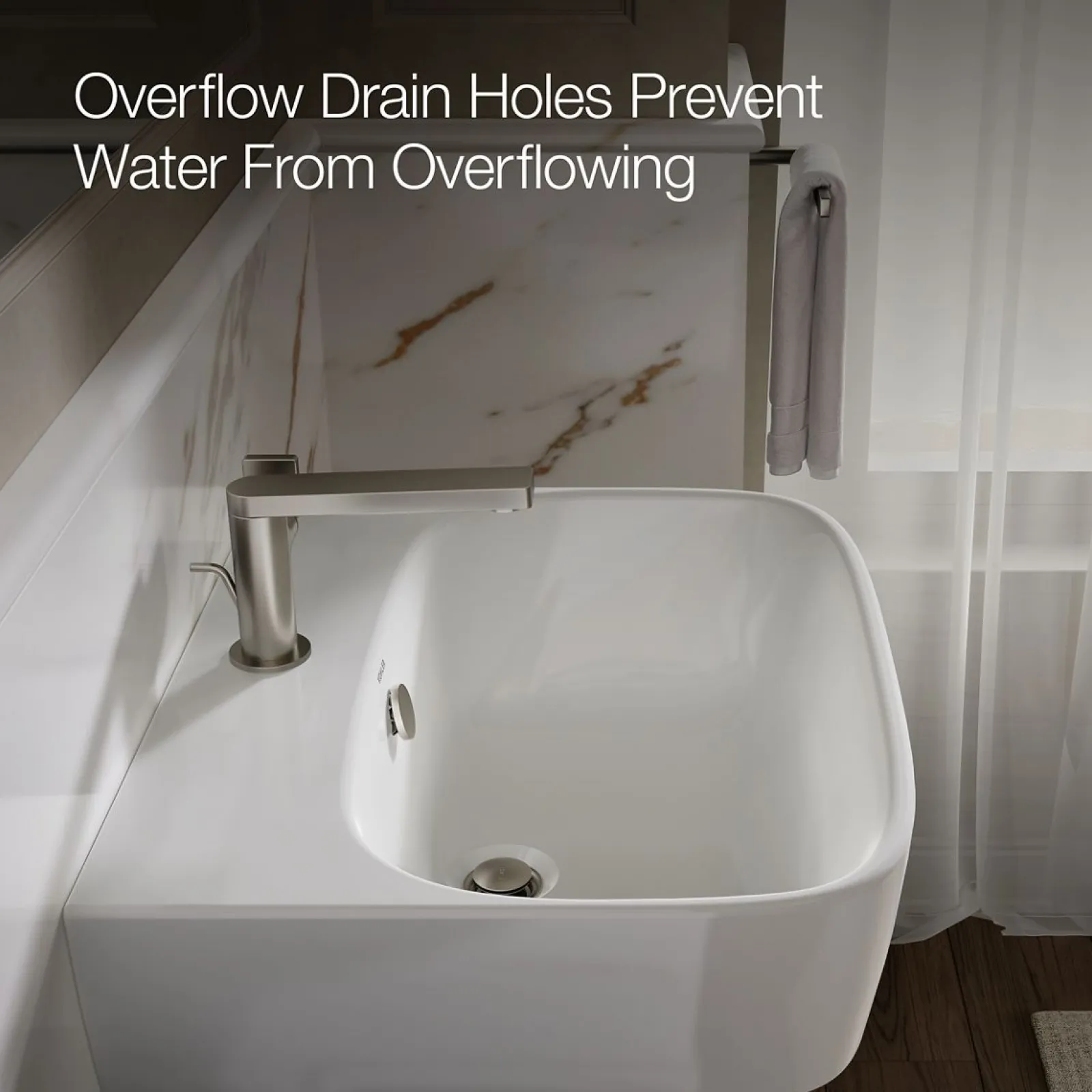 21-3/4" rectangular wall-mount bathroom sink^Kohler Discount