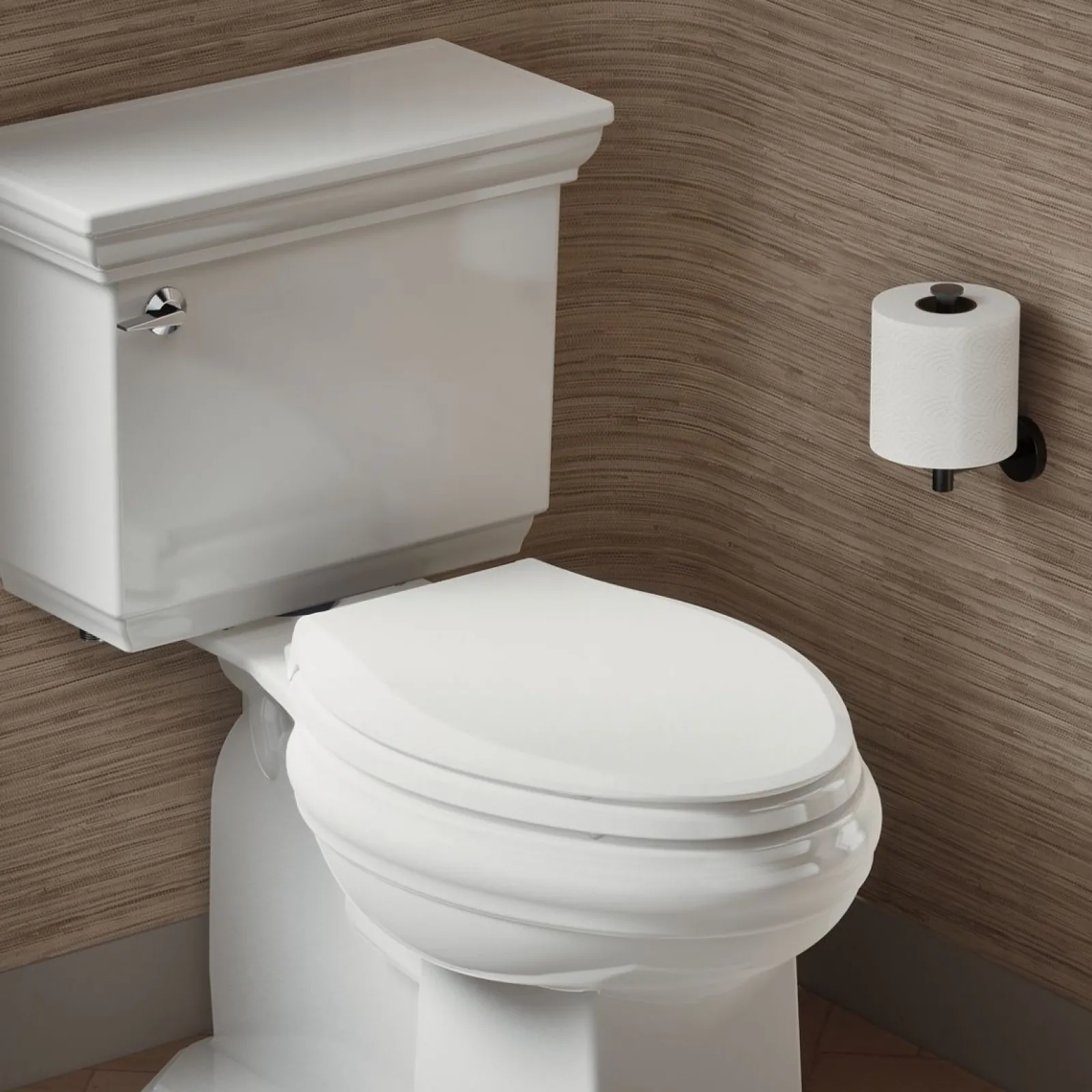 Recycled ReadyLatch® Quiet-Close™ elongated toilet seat^Kohler Sale