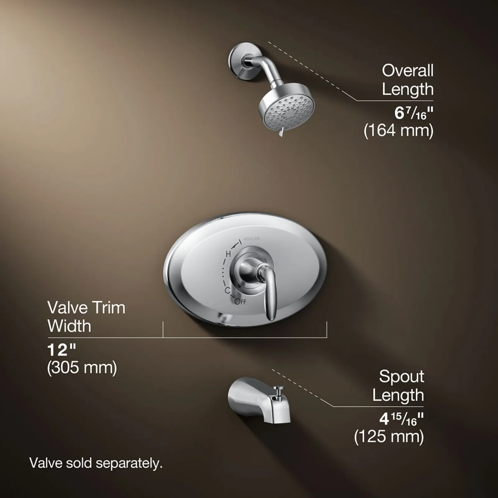 Remodel Rite-Temp® bath and shower trim kit, 2.5 gpm^Kohler Sale