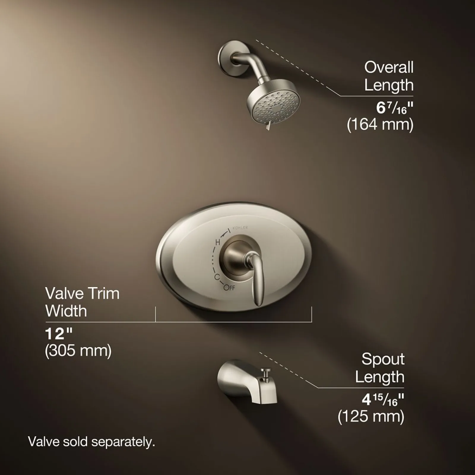 Remodel Rite-Temp® bath and shower trim kit, 2.5 gpm^Kohler Sale