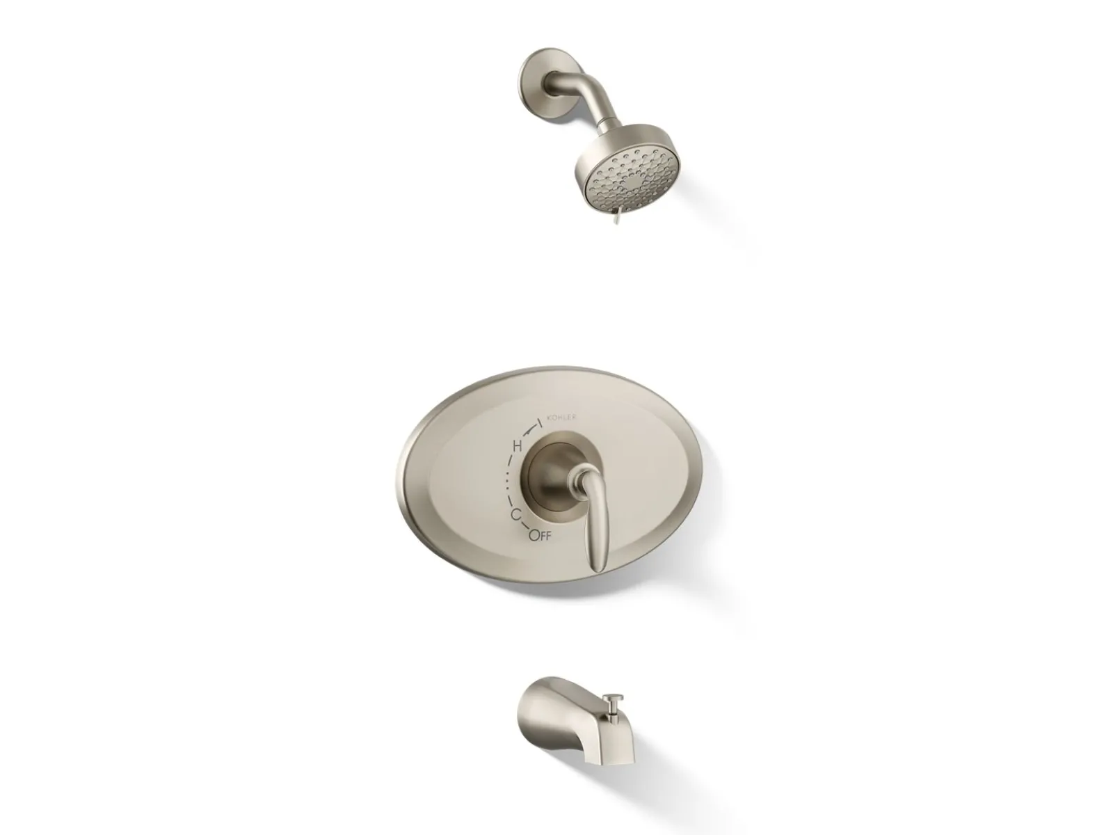 Remodel Rite-Temp® bath and shower trim kit, 1.75 gpm^Kohler Hot