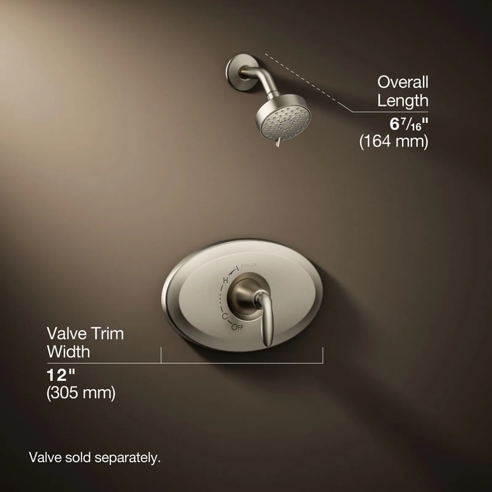 Remodel Rite-Temp® shower trim kit, 1.75 gpm^Kohler New