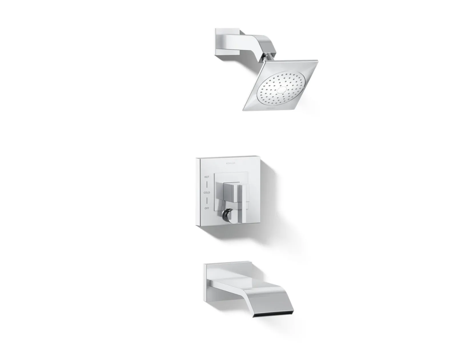 Rite-Temp® bath and shower trim kit with push-button diverter, 2.5 gpm^Kohler Discount