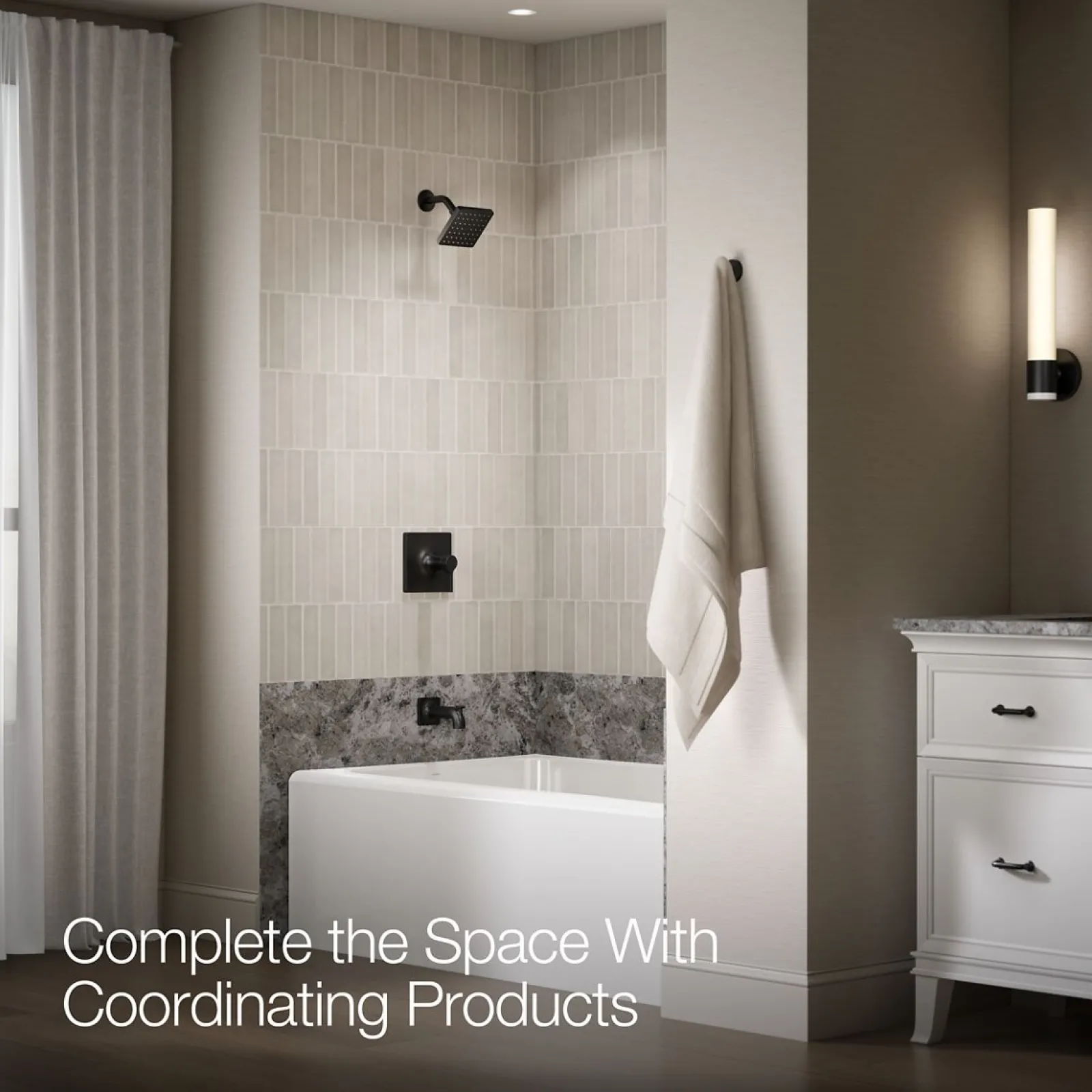 Rite-Temp® bath and shower trim kit, without showerhead^Kohler