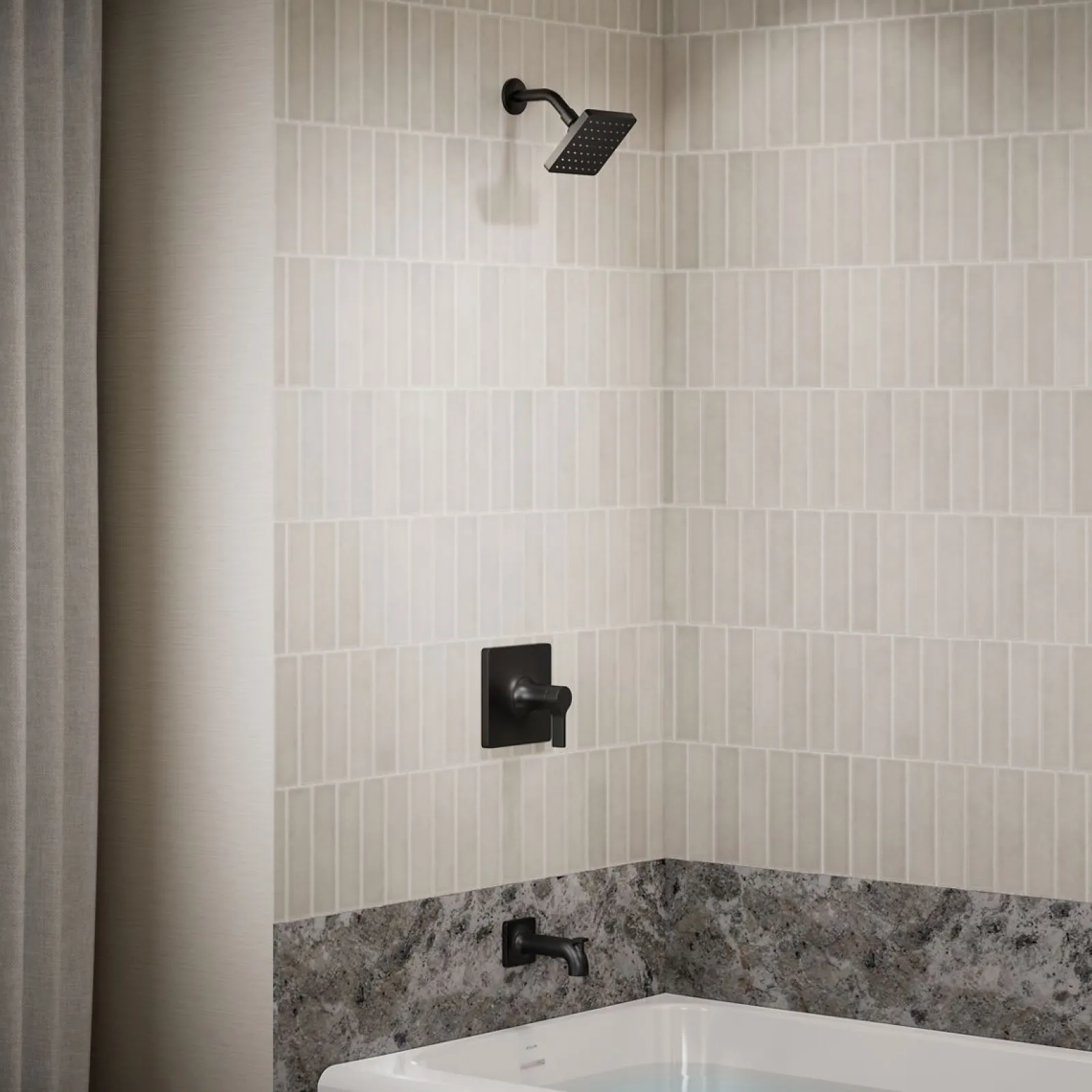 Rite-Temp® bath and shower trim kit, without showerhead^Kohler