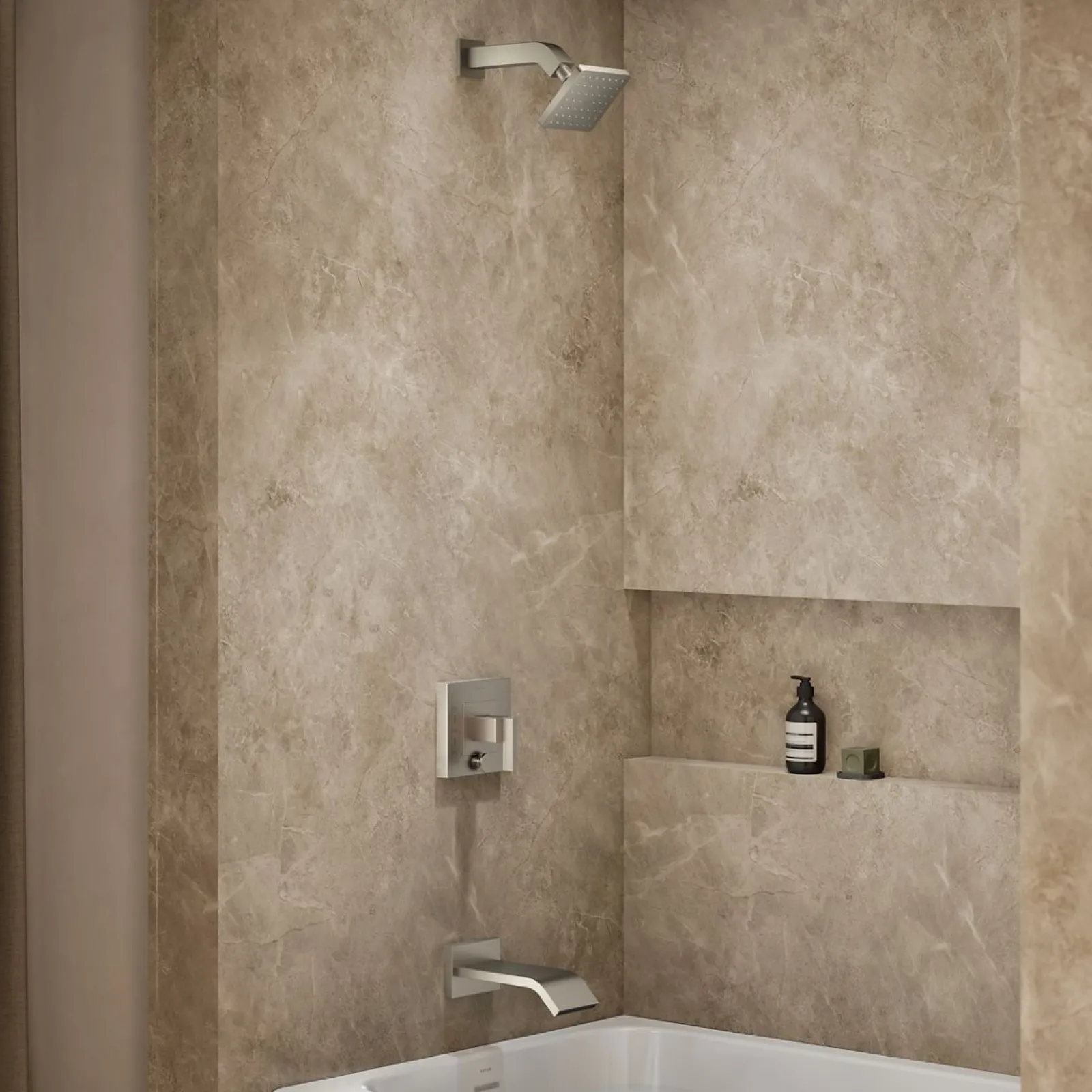 Rite-Temp® bath and shower trim kit with push-button diverter, without showerhead^Kohler Outlet