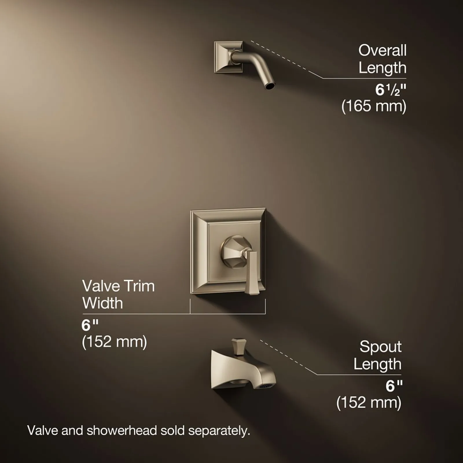 Rite-Temp® bath and shower trim kit, without showerhead^Kohler Outlet