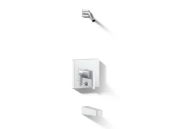 Rite-Temp® bath and shower trim kit with push-button diverter, without showerhead^Kohler New